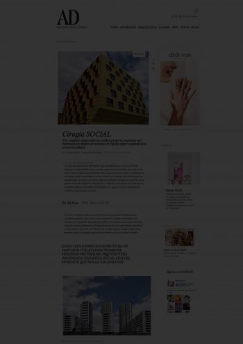 2014 revista AD. Proyecto Zorroza