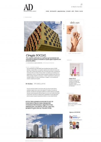 2014 revista AD. Proyecto Zorroza