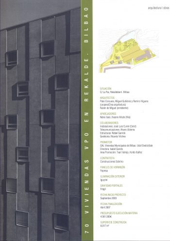 2010 ARQUETYPO Proyecto Rekalde