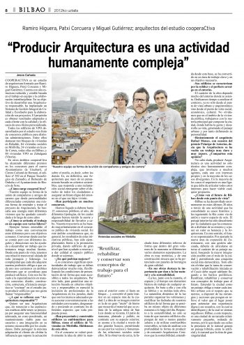 2012 revista BILBAO. Estudio