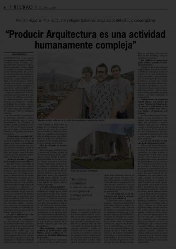 2012 revista BILBAO. Estudio